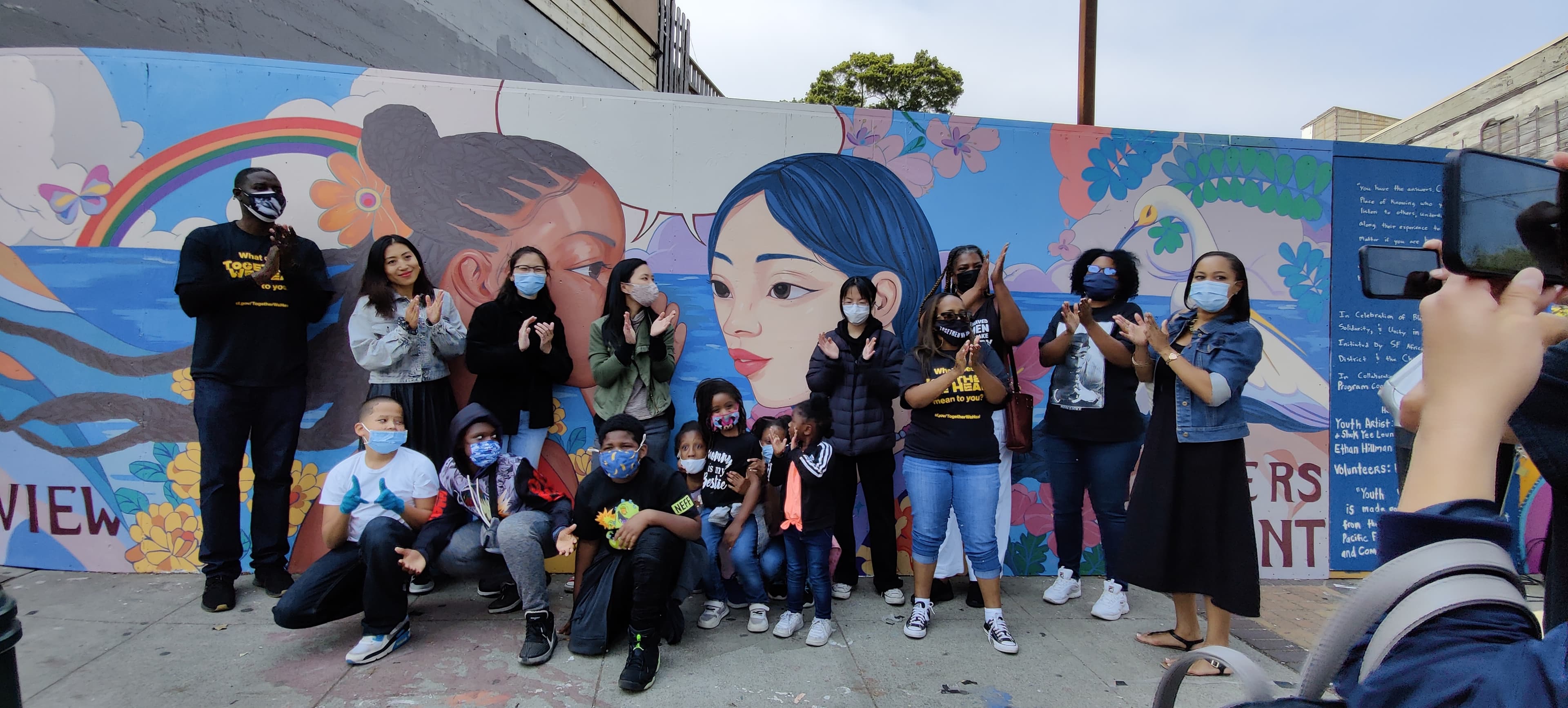 Youth Unity Mural in Bayview-Hunters Point | 青年團結壁畫